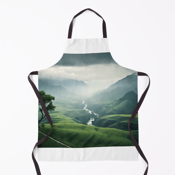 Item preview, A tree on a hill with a river running through it designed and sold by johndesign88.