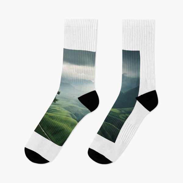 Item preview, A tree on a hill with a river running through it designed and sold by johndesign88.