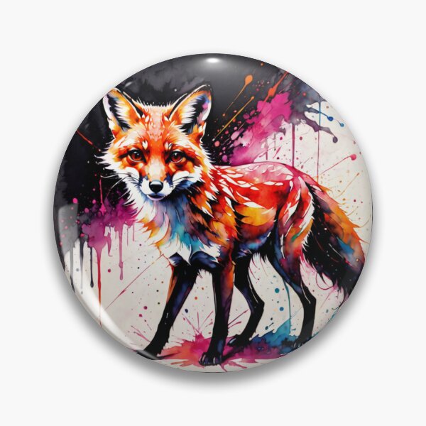 Artikelvorschau, Buntes Wolf-Farbspritzer-Kunstwerk entworfen und verkauft von BotunPeony.