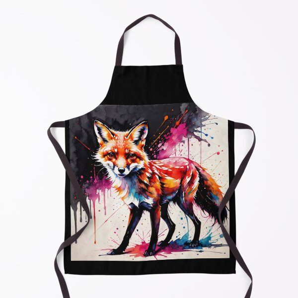 Item preview, Colorful wolf Paint Splash Artwork designed and sold by BotunPeony.
