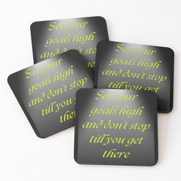 Item preview, Set your goals high and don’t stop till you get there designed and sold by DIDI-design.