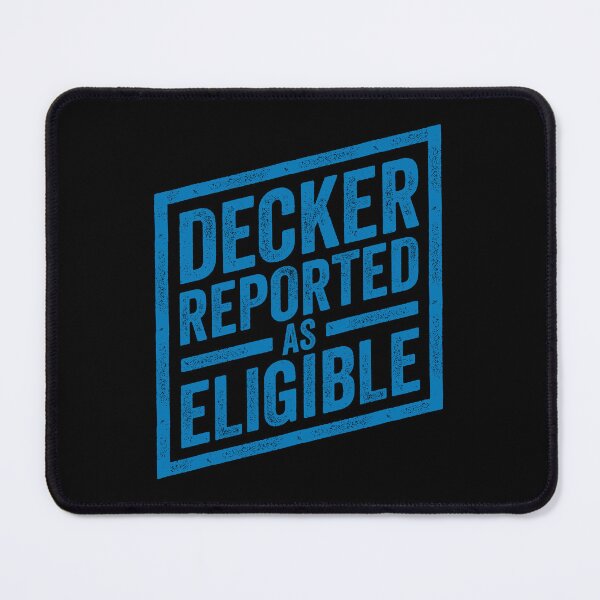 Item preview, Decker Reported As Eligible American Football Game Sports designed and sold by artworkathome.