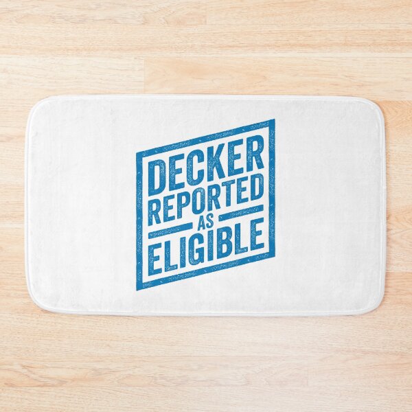 Item preview, Decker Reported As Eligible American Football Game Sports designed and sold by artworkathome.