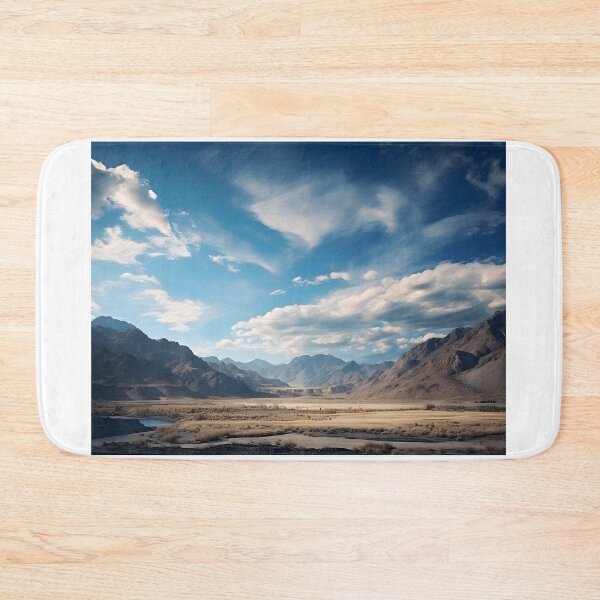 Item preview, A landscape with mountains and blue sky designed and sold by johndesign88.