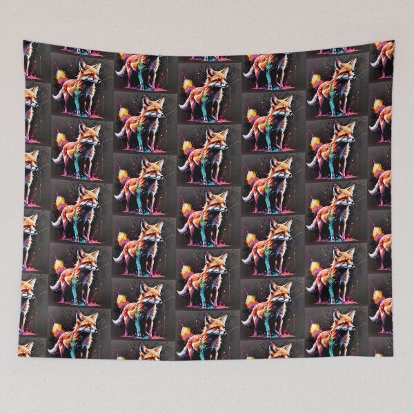 Item preview, Fox Paint Splash Artwork  designed and sold by BotunPeony.