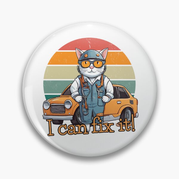 Item preview, Cat Mechanic - I can fix it! designed and sold by Tomasz C.