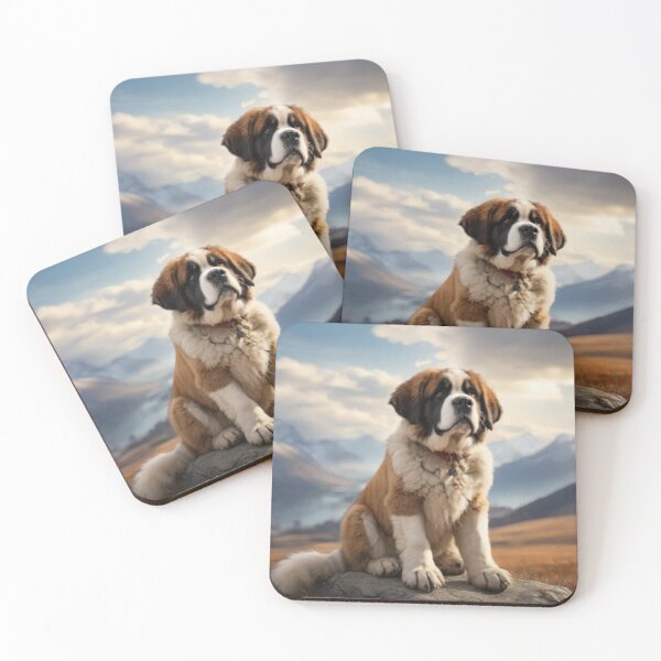 Item preview, Mountain Commanding St. Bernard designed and sold by NeatThingLover.