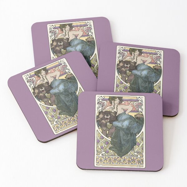 Item preview, La Dame L Ours, by Alphonse Mucha. HIGH DEFINITION designed and sold by MINDTHECHERRY.
