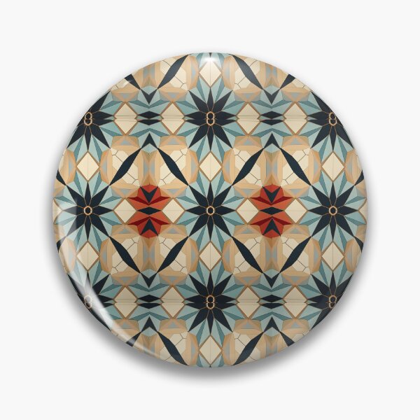 Item preview, Graphic Retro Kaleidoscope: Symmetrical Shapes in a Color Palette designed and sold by Piotrek0001.