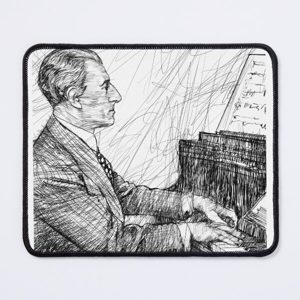 Item preview, MAURICE RAVEL ink portrait .2 designed and sold by lautir.