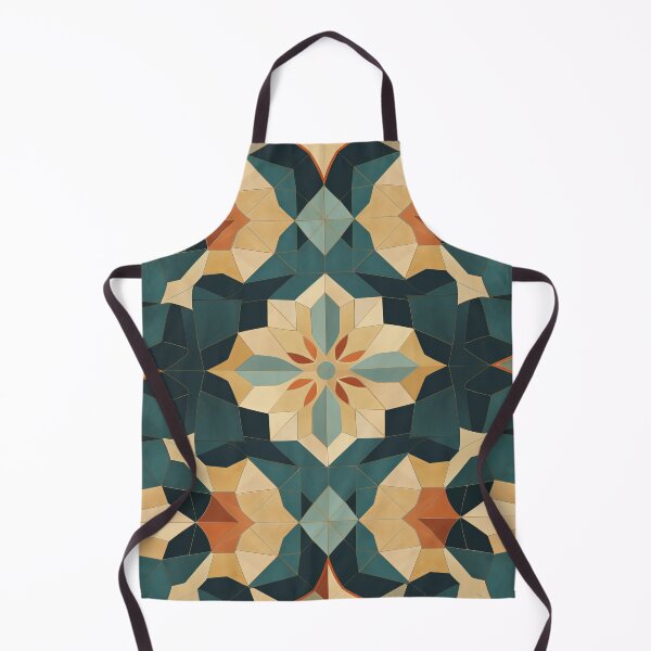 Artikelvorschau, Grafisches Retro-Kaleidoskop: Symmetrische Formen in einer Farbpalette entworfen und verkauft von Piotrek0001.