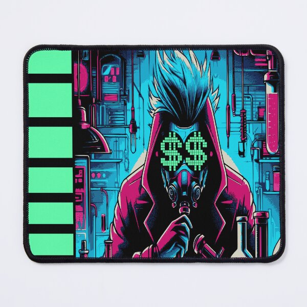 Item preview, Lone Innovator: A CyberPunk Design That Illustrates Motivation And Innovation In A High-Tech Laboratory. designed and sold by wisscreation.