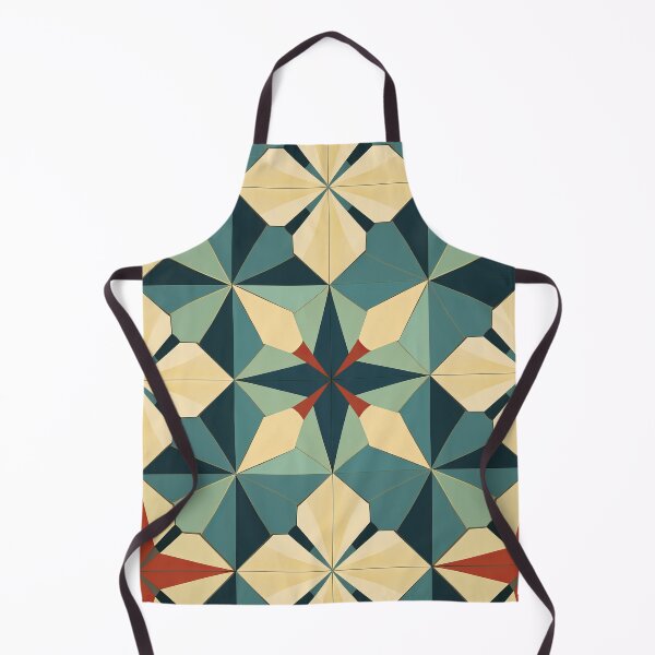Item preview, Graphic Retro Kaleidoscope: Symmetrical Shapes in a Color Palette designed and sold by Piotrek0001.
