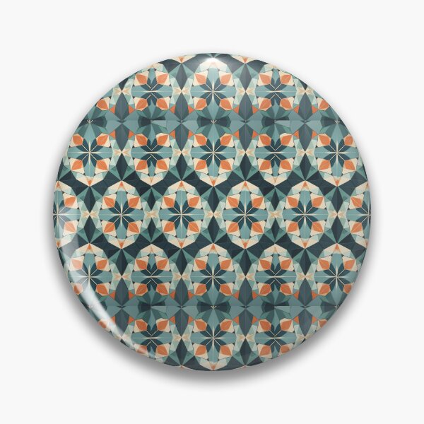 Item preview, Graphic Retro Kaleidoscope: Symmetrical Shapes in a Color Palette designed and sold by Piotrek0001.
