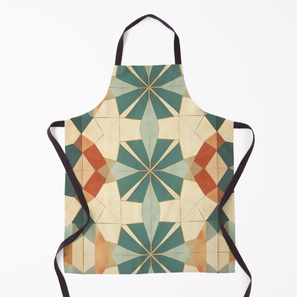 Artikelvorschau, Grafisches Retro-Kaleidoskop: Symmetrische Formen in einer Farbpalette entworfen und verkauft von Piotrek0001.