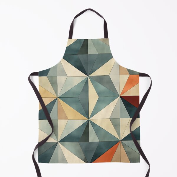 Artikelvorschau, Grafisches Retro-Kaleidoskop: Symmetrische Formen in einer Farbpalette entworfen und verkauft von Piotrek0001.