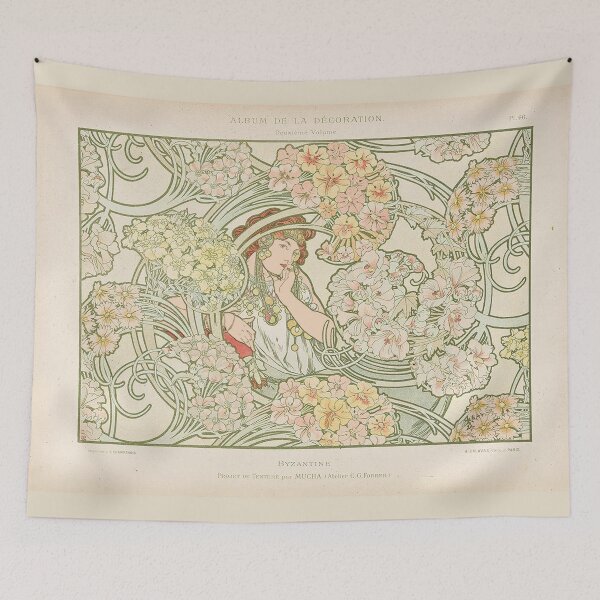 Item preview, HD. Byzantine, from Album de la décoration (1900), by Alphonse Mucha.(Original colors) designed and sold by MINDTHECHERRY.