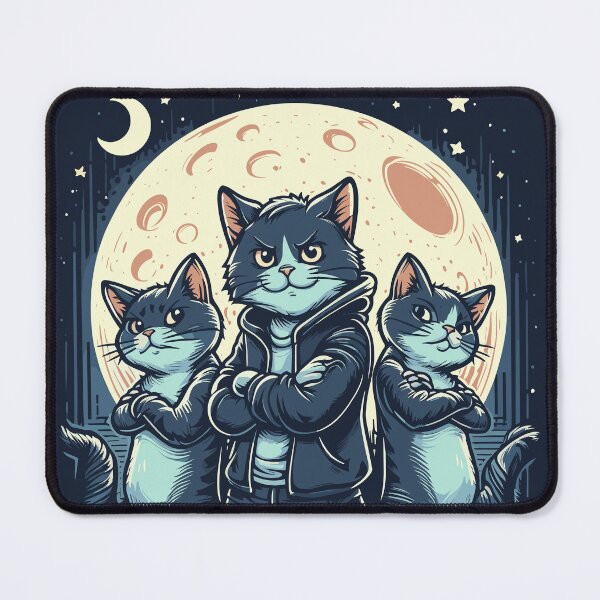 Item preview, Rebel Cats Trio designed and sold by PastePrintMagic.