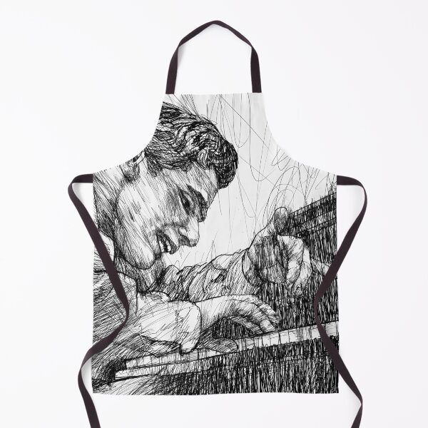 Item preview, GLENN GOULD - ink portrait .2 designed and sold by lautir.