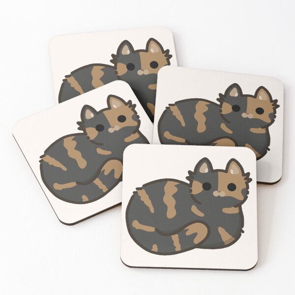 Item preview, Cute Tortoiseshell Cat Loaf designed and sold by Biszkompt.