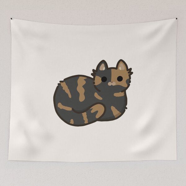 Item preview, Cute Tortoiseshell Cat Loaf designed and sold by Biszkompt.