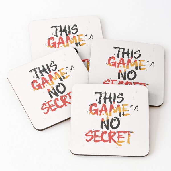 Item preview, This Game No Secret 4 designed and sold by Psycho-Crazy.
