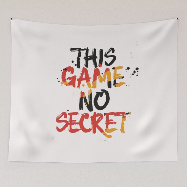 Item preview, This Game No Secret 4 designed and sold by Psycho-Crazy.