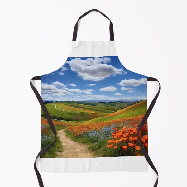 Item preview, A dirt road leading to a flower field designed and sold by johndesign88.