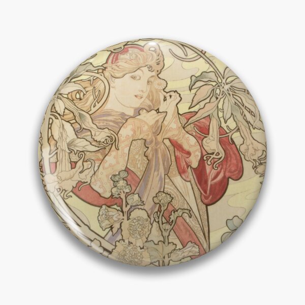 Item preview, Woman with daisies, by Alphonse Mucha. HIGH DEFINITION designed and sold by MINDTHECHERRY.