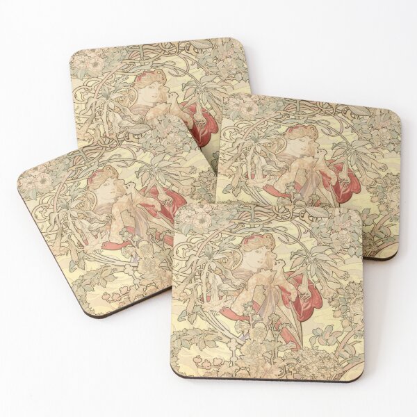 Item preview, Woman with daisies, by Alphonse Mucha. HIGH DEFINITION designed and sold by MINDTHECHERRY.