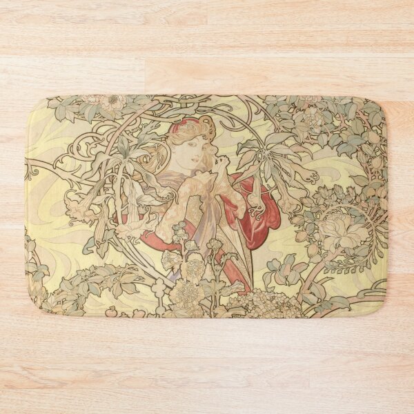 Item preview, Woman with daisies, by Alphonse Mucha. HIGH DEFINITION designed and sold by MINDTHECHERRY.
