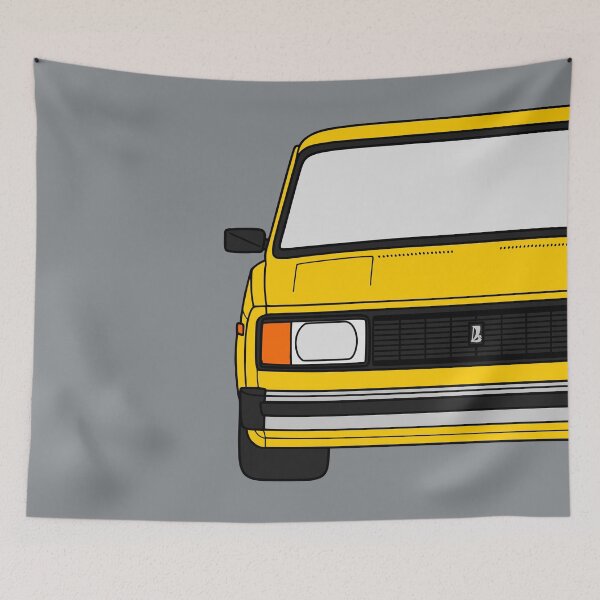 Item preview, Lada VAZ 2104 2105 2107 Nova Riva yellow designed and sold by EdimDesign.