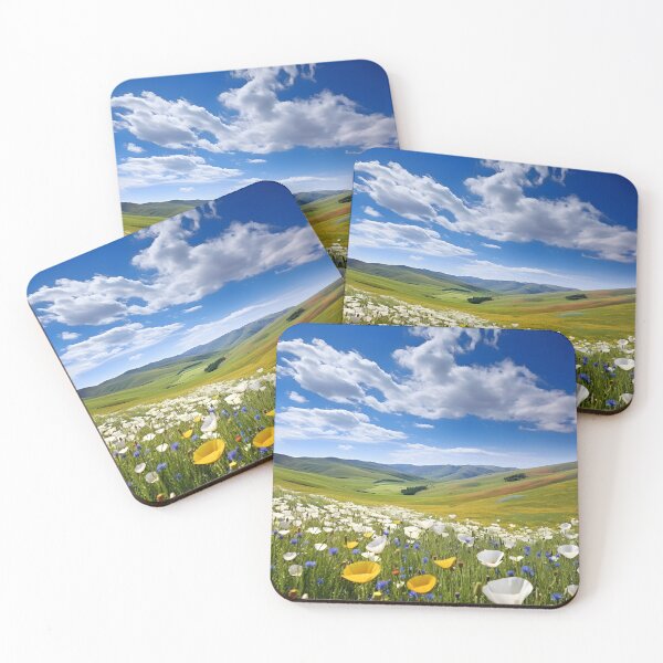 Item preview, A field of flowers and grass designed and sold by johndesign88.