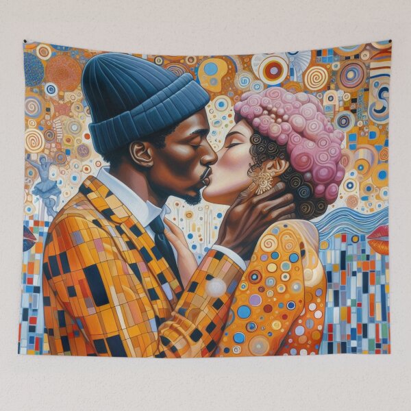 Item preview, Modern Klimt Kiss designed and sold by tipitoes.