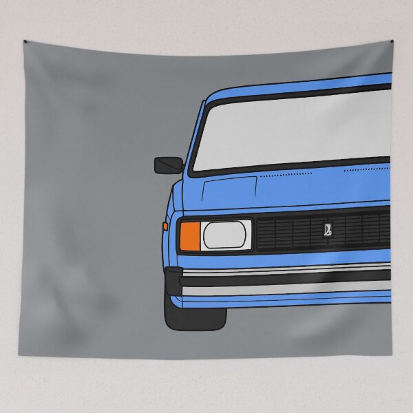Item preview, Lada VAZ 2104 2105 2107 Nova Riva blue designed and sold by EdimDesign.