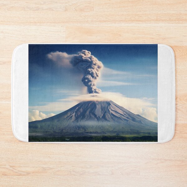 Item preview, A volcano erupting with smoke designed and sold by johndesign88.