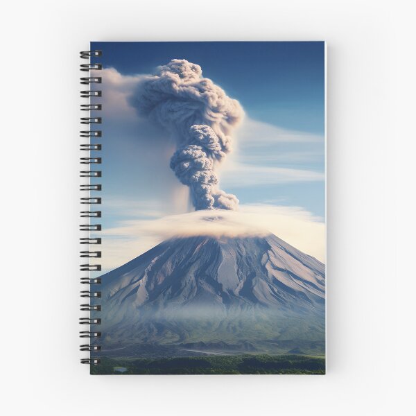 Item preview, A volcano erupting with smoke designed and sold by johndesign88.