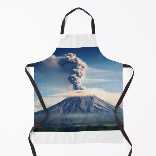 Item preview, A volcano erupting with smoke designed and sold by johndesign88.
