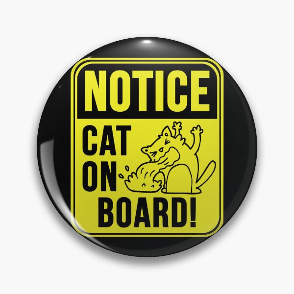 Item preview, Cat On Board! designed and sold by MarkMySign.