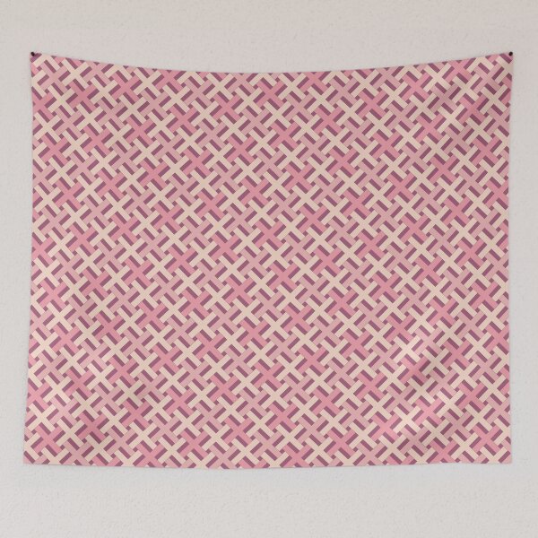 Item preview, Japanese Geometric Pattern in Soft Reds designed and sold by Harmonish.
