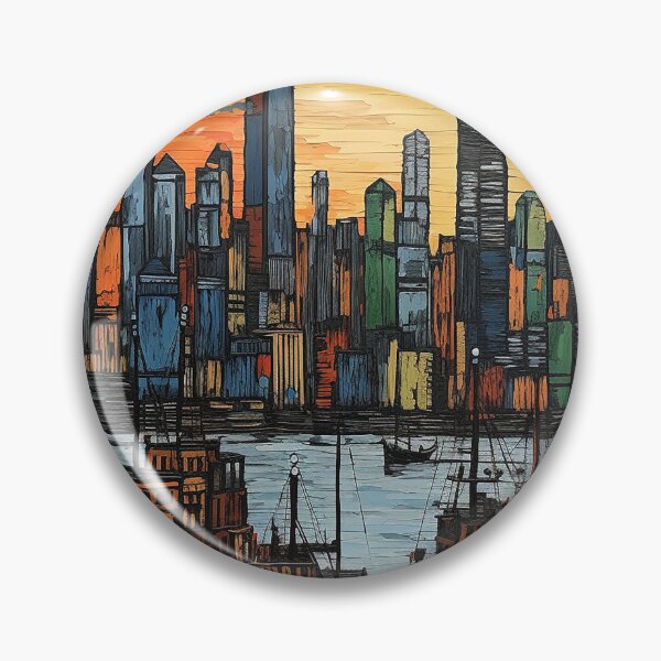 Item preview, Hong Kong colorful travel vintage graphics designed and sold by wonderfulpark.