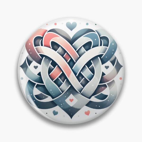 Item preview, Interlinked Hearts: A Modern Love Pattern designed and sold by KNAA.