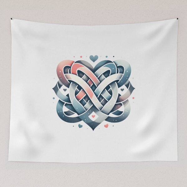 Item preview, Interlinked Hearts: A Modern Love Pattern designed and sold by KNAA.