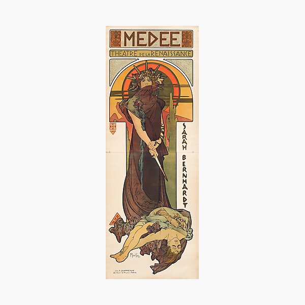 Artikel-Vorschau von Medea, von Alphonse Mucha. HOCHAUFLÖSEND, designt und verkauft von MINDTHECHERRY.