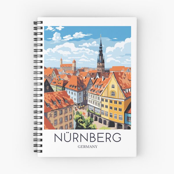 Item preview, A Pop Art Travel Print of Nürnberg - Germany  designed and sold by StudioRedKoala.