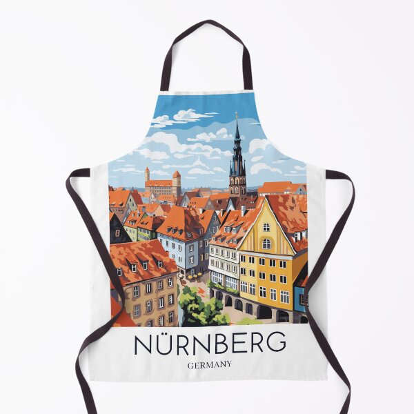 Item preview, A Pop Art Travel Print of Nürnberg - Germany  designed and sold by StudioRedKoala.