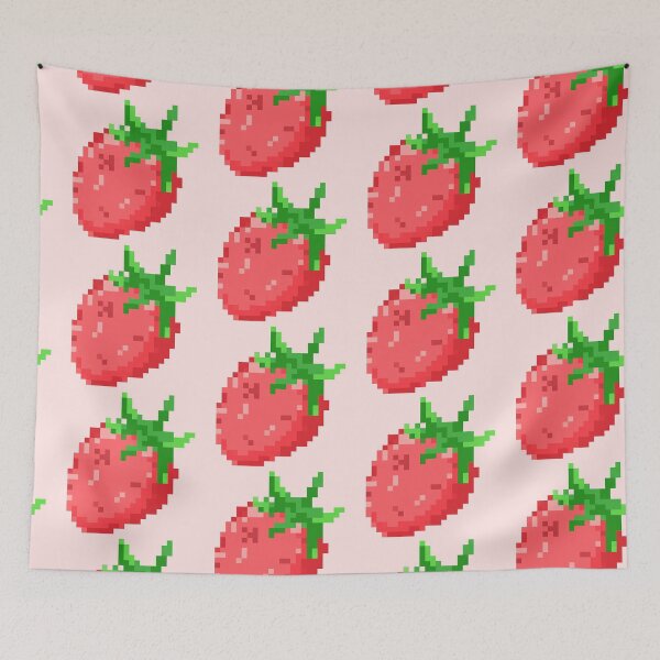 Item preview, pixel art Valentine's Day  strawberry designed and sold by JenJa1993.