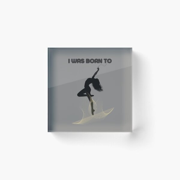 Item preview, I was born to dance it's a perfect T-shirt idea for a dance lovers designed and sold by Magrosa.