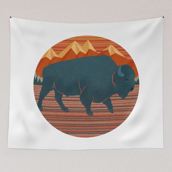 Item preview, Sunset Bison designed and sold by Against the Current Art.