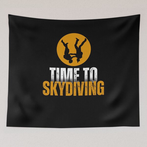 Item preview, Skydiving Time Skydiver Parachuting Lover  designed and sold by CHAMSSTORE.